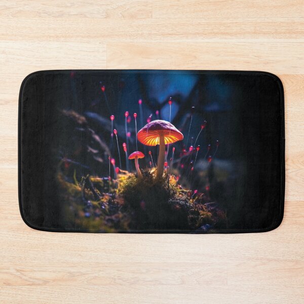 Item preview, Iridescent Mushrooms in the Forest designed and sold by AdrianGrosu.
