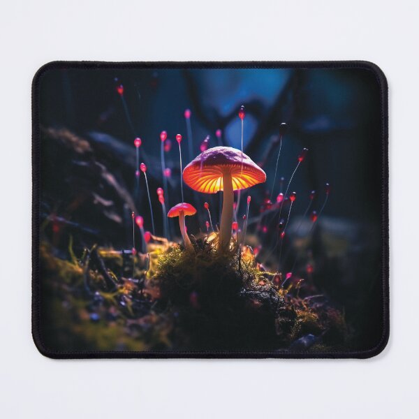 Item preview, Iridescent Mushrooms in the Forest designed and sold by AdrianGrosu.