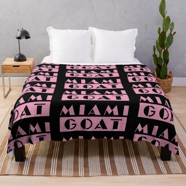 Item preview, MIAMI GOAT (PINK) (Miami Vice style retro logo) (The goat is in Miami!) DARK version designed and sold by frikybomb.