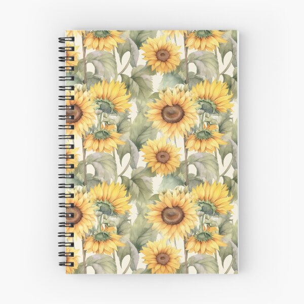 Item preview, Yellow Watercolour Sunflower Pattern designed and sold by sandy3105.