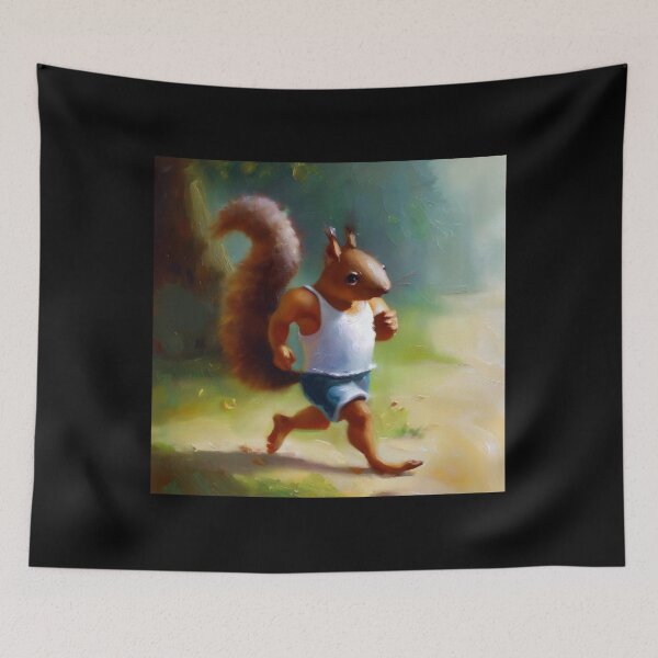 Item preview, Squirrel Running designed and sold by CrankyOldDude.