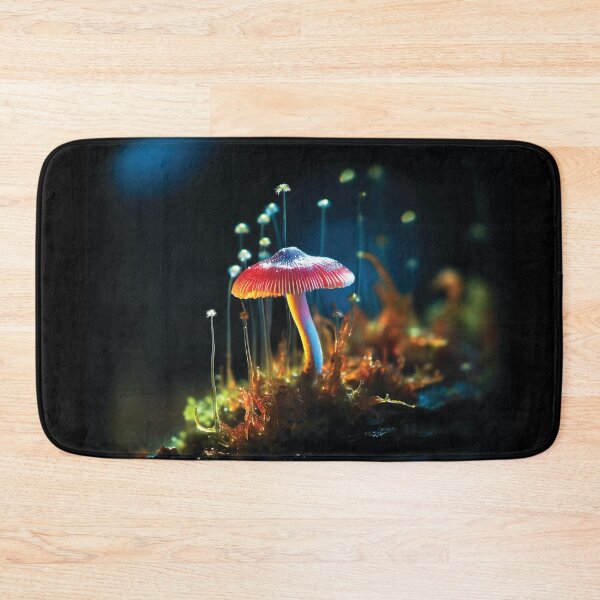 Item preview, Iridescent Mushrooms in the Forest designed and sold by AdrianGrosu.