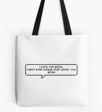 Ich liebe dich Hündin Tasche
