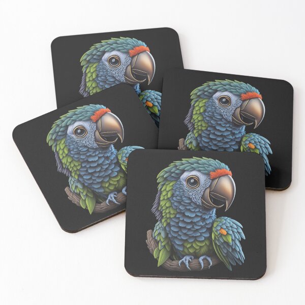 Item preview, Smiling Cute Parrot Cartoon Character designed and sold by PC-artist.