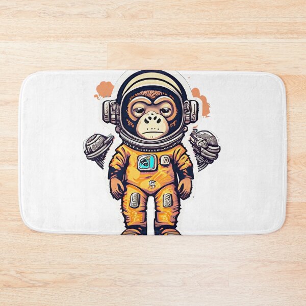 Item preview, a monkey with astronaut suit  designed and sold by Finity Atelier.