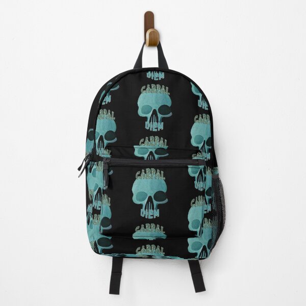 Item preview, Carpal Diem (Carpe Diem) Funny Bone Pun Skull Skeleton Retro designed and sold by Bug & Brush.