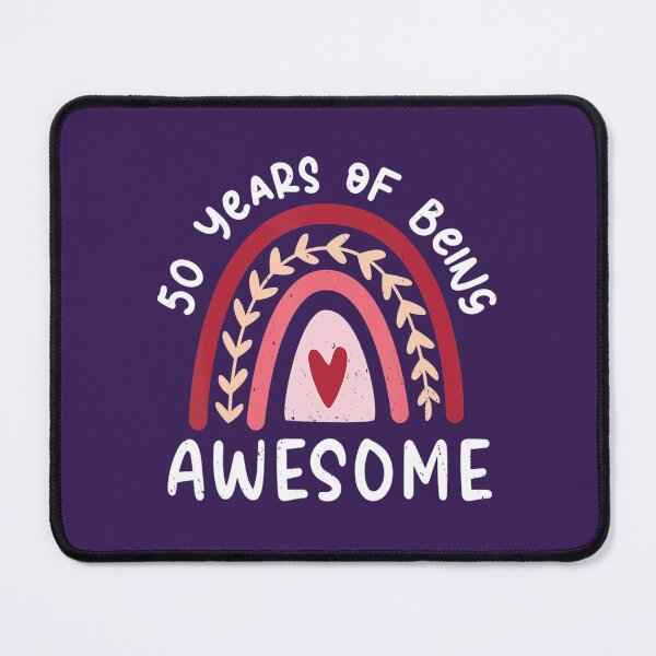 Item preview, 50 Years Old Birthday Awesome 50th Bday Cute Rainbow designed and sold by fvkyzxeo97.