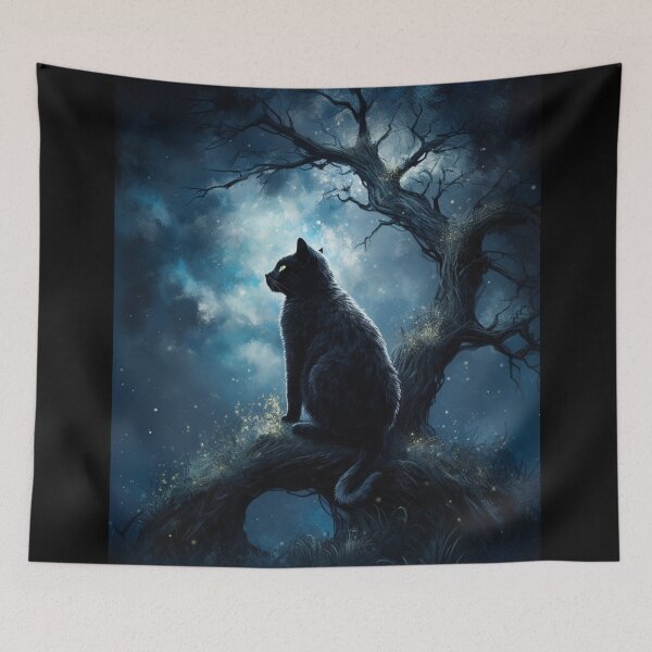 Item preview, Cat and the Moon designed and sold by Adam Arts.