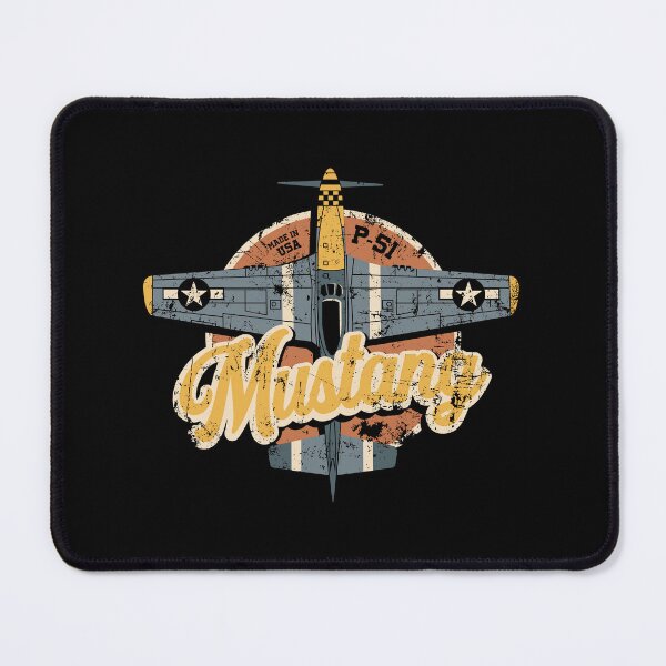 Item preview, Vintage P51 Mustang USAAF WW2 Fighter Plane designed and sold by SilverfireArt.