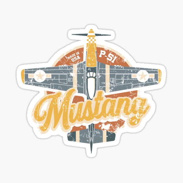 Item preview, Vintage P51 Mustang USAAF WW2 Fighter Plane designed and sold by SilverfireArt.