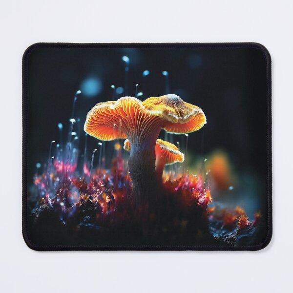Item preview, Irridescent Mushrooms in the Forest designed and sold by AdrianGrosu.