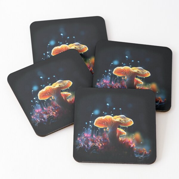 Item preview, Irridescent Mushrooms in the Forest designed and sold by AdrianGrosu.