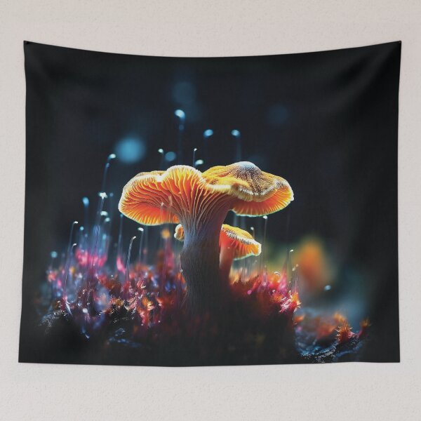 Item preview, Irridescent Mushrooms in the Forest designed and sold by AdrianGrosu.