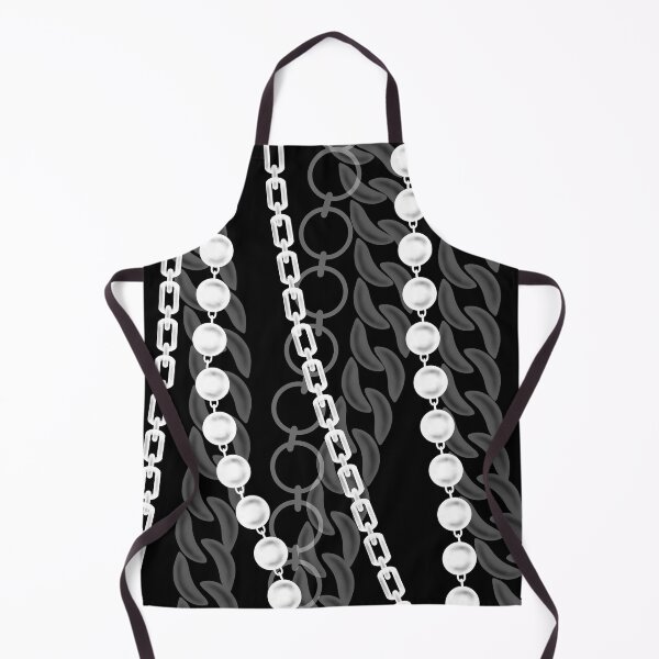 Item preview, Chains Pattern Black and White designed and sold by Katie Atkin.