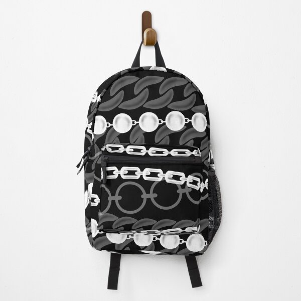 Item preview, Chains Pattern Black and White designed and sold by Katie Atkin.