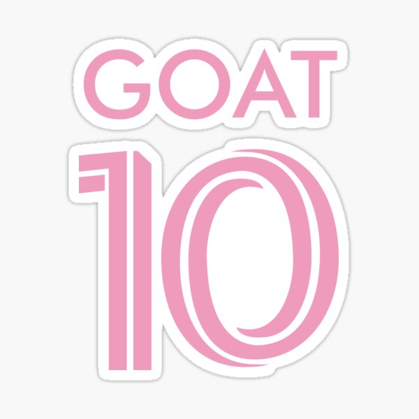 Item preview, GOAT 10 (PINK) (The goat is in Miami!)  designed and sold by frikybomb.