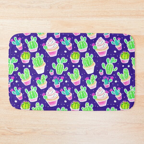 Item preview, Cactus cupcakes in watercolour designed and sold by WallabyJelly.