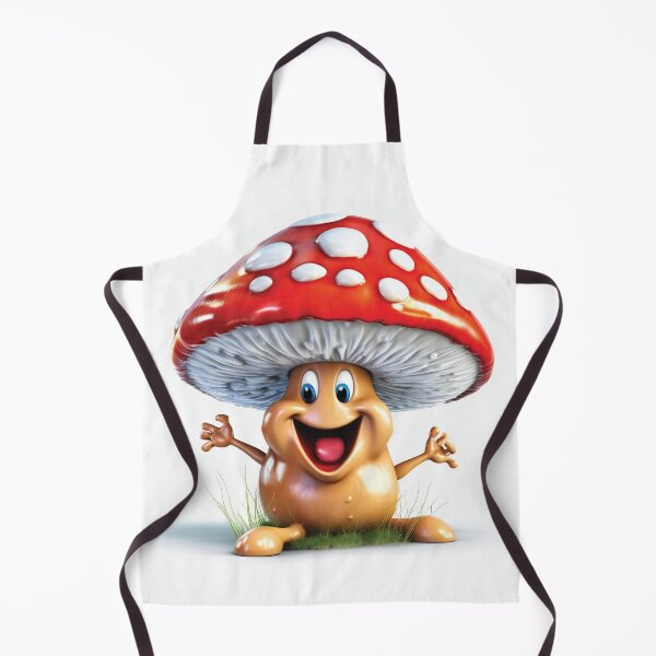 Item preview, Laughing Funny Cartoon Mushroom designed and sold by AdrianGrosu.