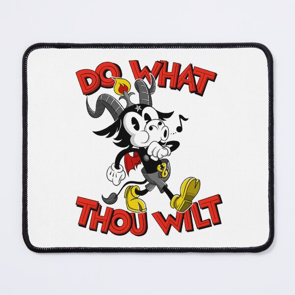 Item preview, Do What Thou Wilt Baphomet 30s Cartoon Occult Esotericism designed and sold by Bozo-Jordan-Ar.