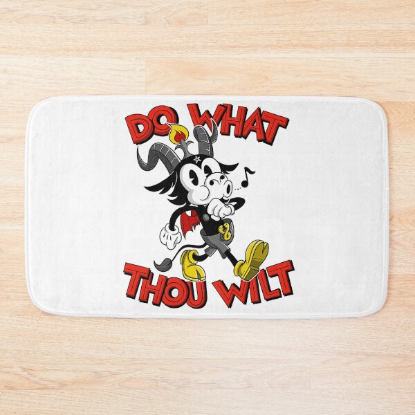 Item preview, Do What Thou Wilt Baphomet 30s Cartoon Occult Esotericism designed and sold by Bozo-Jordan-Ar.