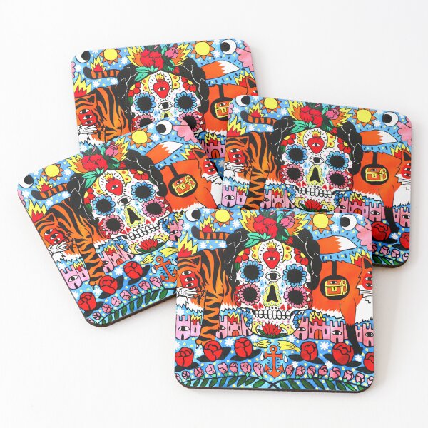 Item preview, Skull And Flowers designed and sold by JosefaLue.