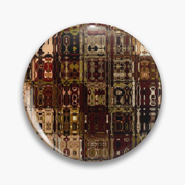 Item preview, Artistic and Creative Abstract Square and Tile Intricate Design Pattern in Brown designed and sold by Trevor Hirst.