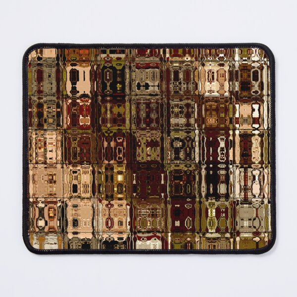 Item preview, Artistic and Creative Abstract Square and Tile Intricate Design Pattern in Brown designed and sold by Trevor Hirst.