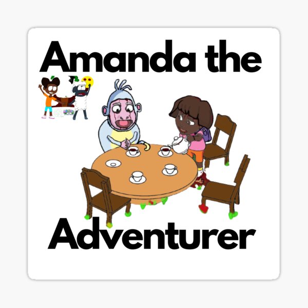 Amanda The Adventurer Sticker Set Sticker for Sale by sixfiftyfive