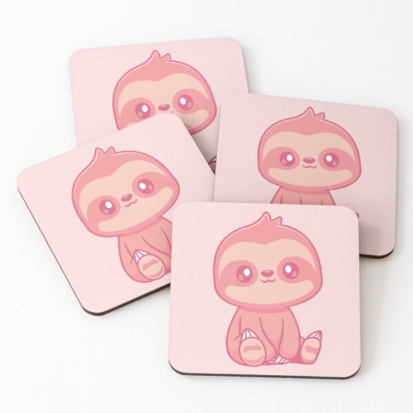 Item preview, Baby Pink Sloth designed and sold by chillaxcats.