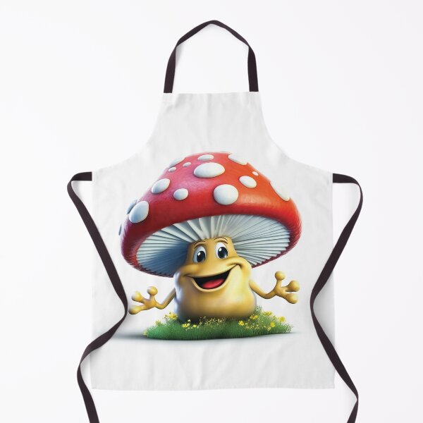 Item preview, Laughing Funny Cartoon Mushroom designed and sold by AdrianGrosu.