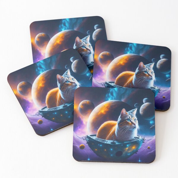 Item preview, Space cat puzzle designed and sold by ZenStickConcept.