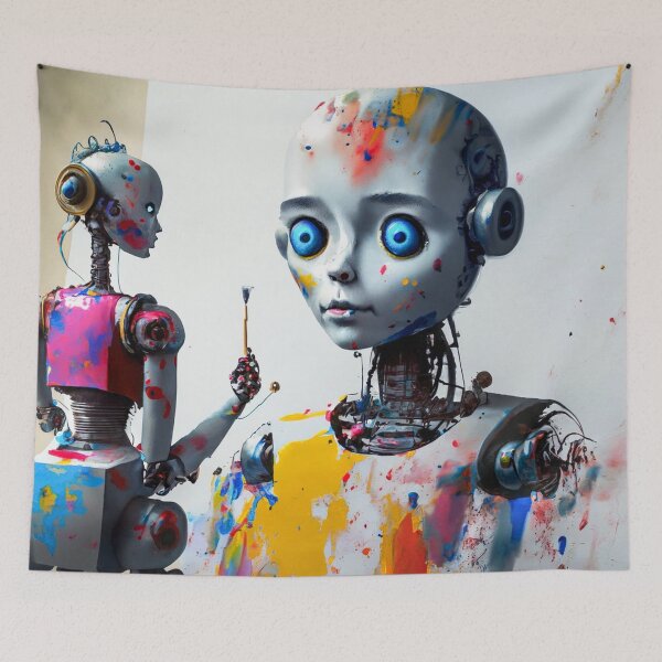 Item preview, Robot Artists V7 designed and sold by drawbey.