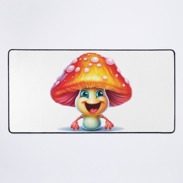 Item preview, Laughing Funny Cartoon Mushroom designed and sold by AdrianGrosu.