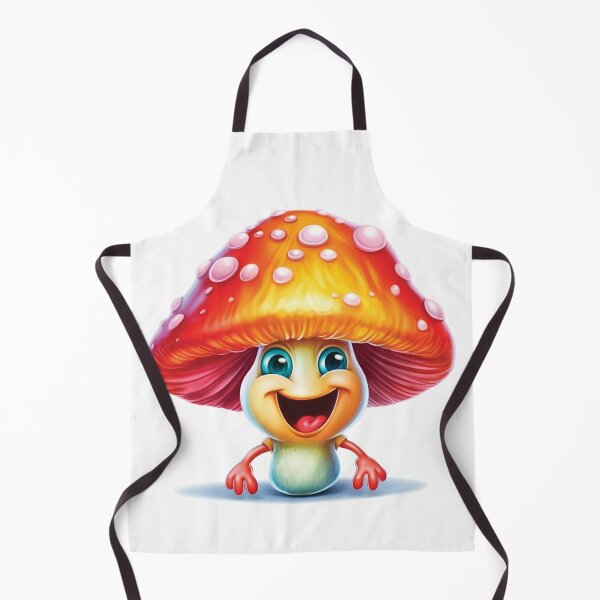 Item preview, Laughing Funny Cartoon Mushroom designed and sold by AdrianGrosu.