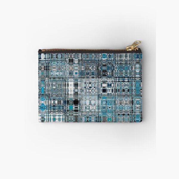 Item preview, Artistic and Creative Abstract Square and Tile Intricate Design Pattern in Blue designed and sold by Trevor Hirst.