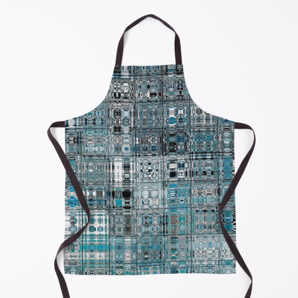 Item preview, Artistic and Creative Abstract Square and Tile Intricate Design Pattern in Blue designed and sold by Trevor Hirst.