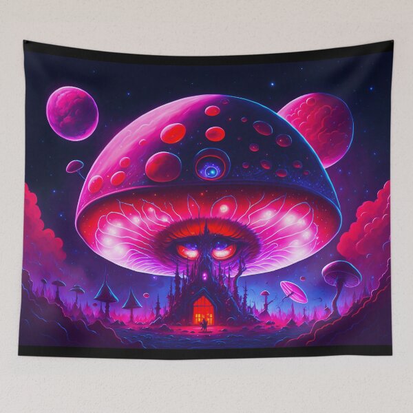 Item preview, Magic mushrooms Planet designed and sold by ZenStickConcept.