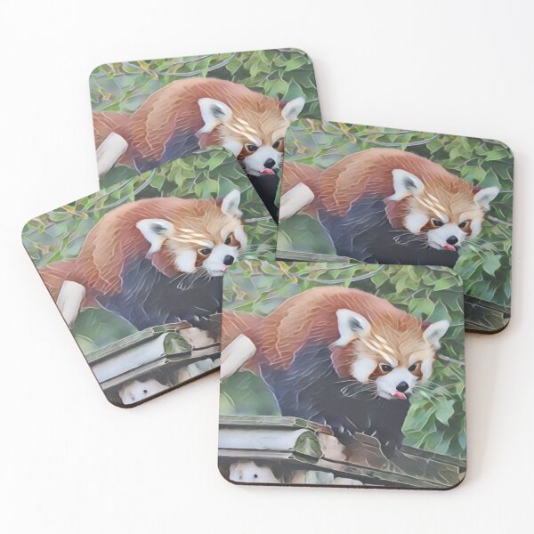Item preview, Red Panda Cheek In Gemstone designed and sold by Fearless-Fox.