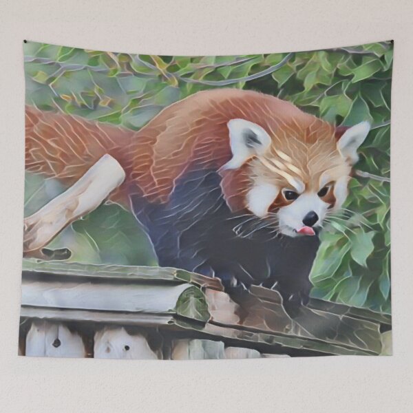 Item preview, Red Panda Cheek In Gemstone designed and sold by Fearless-Fox.