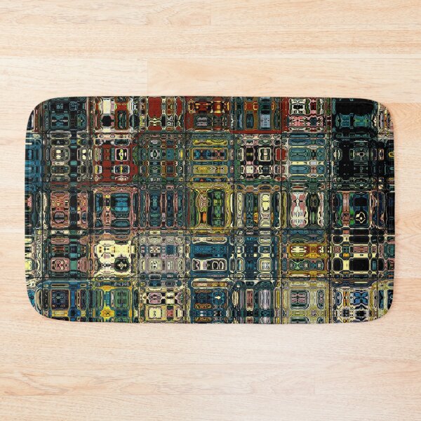Item preview, Colorful Artistic and Creative Abstract Square and Tile Intricate Design Pattern designed and sold by Trevor Hirst.