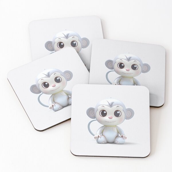 Item preview, silver chibi monkey designed and sold by robertosurace93.