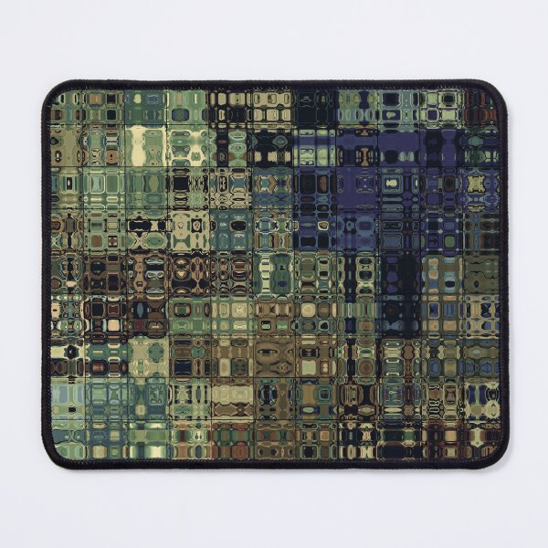 Item preview, Artistic and Creative Abstract Square and Tile Intricate Design Pattern in Green designed and sold by Trevor Hirst.