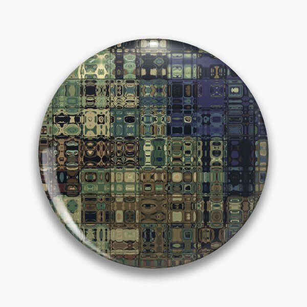 Item preview, Artistic and Creative Abstract Square and Tile Intricate Design Pattern in Green designed and sold by Trevor Hirst.