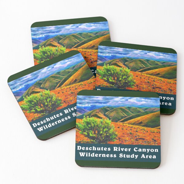 Item preview, Deschutes River Canyon Wilderness Study Area designed and sold by Chuck Mountain Poster Art.