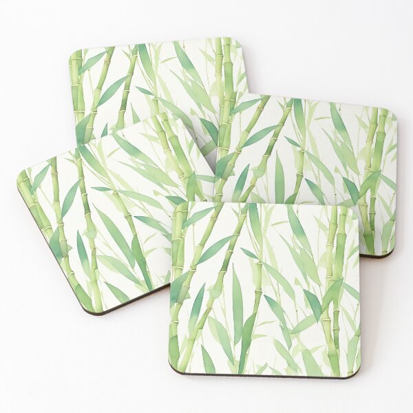Item preview, watercolor bamboo designed and sold by ohmdesignart.