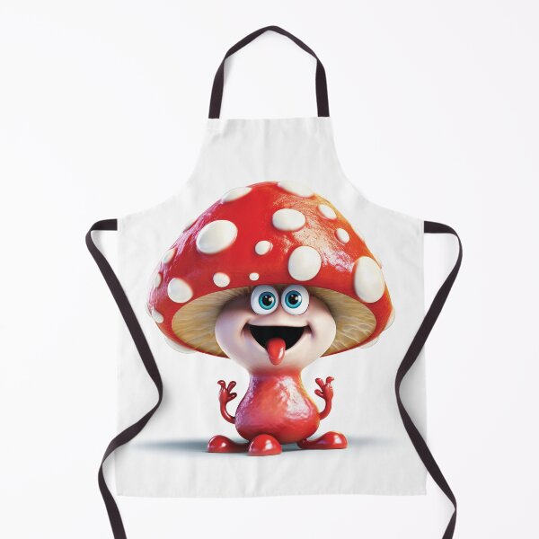 Item preview, Laughing Funny Cartoon Mushroom designed and sold by AdrianGrosu.