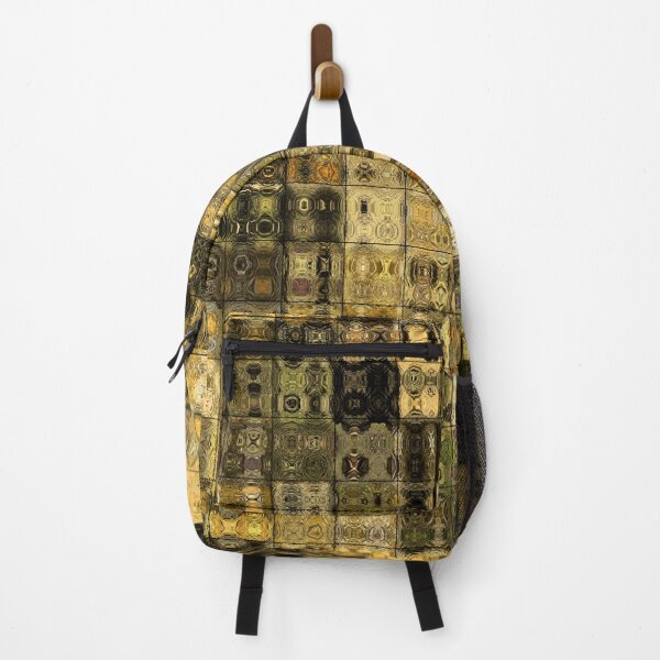 Item preview, Artistic and Creative Abstract Square and Tile Intricate Design Pattern in Gold designed and sold by Trevor Hirst.