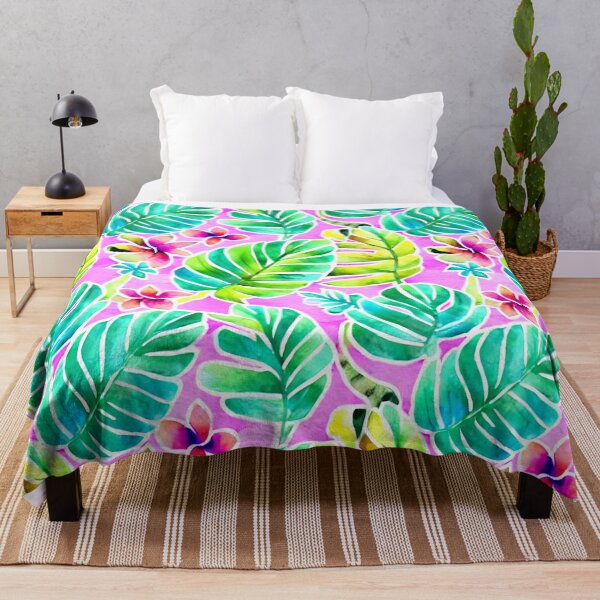 Item preview, Tropical plant and flower stickers designed and sold by WallabyJelly.