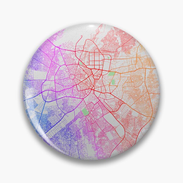 Item preview, Kano City Map of Nigeria - Colorful designed and sold by deMAP.