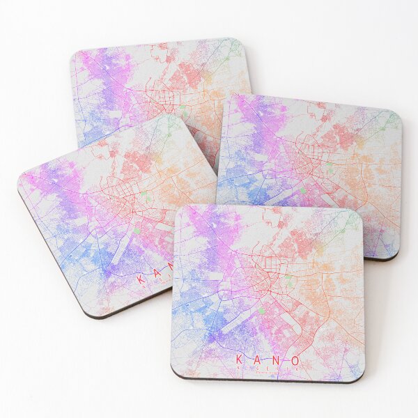 Item preview, Kano City Map of Nigeria - Colorful designed and sold by deMAP.